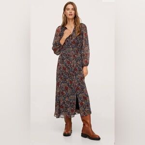 Mango Floral Print Inma Dress